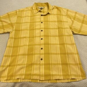 Tommy Bahama Men’s Shirt, Size Large, 100% Silk